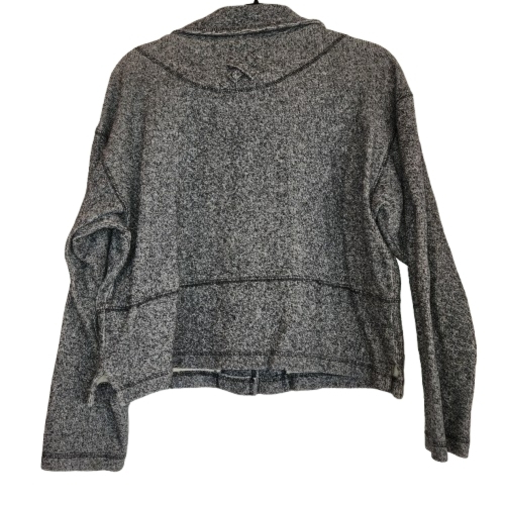 True Grit Women's Gray Marled Jacket/Blazer Size S Button Front Collar Comfort - Picture 2 of 12